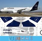 V1 Decals Airbus A320 Lufthansa for 1/144 Revell Model Airplane Kit V1D0518