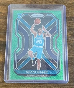 Grant Riller 2020 Panini Prizm Green Shimmer Prizm Rookie RC/5 #295 Hornets - Foto 1 di 2