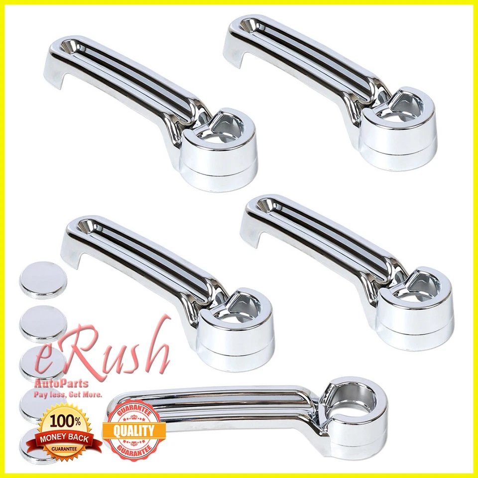 ХРОМИРОВАННАЯ ДВЕРНАЯ РУЧКА ДЛЯ JEEP WRANGLER FREEDOM DODGE NITRO + ЗАДНИЕ КРЫШКИ 5 ШТ - Изображение 1 из 1