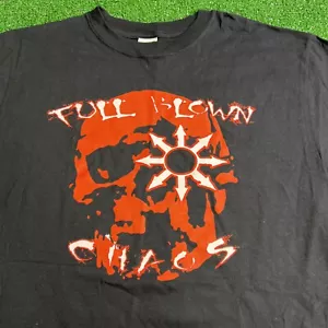 Rare Full Blown Chaos Hardcore Metal Punk Band T-Shirt Black Mens Size Large - Picture 1 of 7