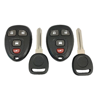 2010 2011 2012 GMC Savana 1500 2 Replacement Remotes + Chip Keys Van 4B 20877108 - Image 1 of 3