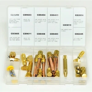 C&D HVAC Appliance Refrigerator Service Access Valve Fitting Kit CD9510SVK - Picture 1 of 4