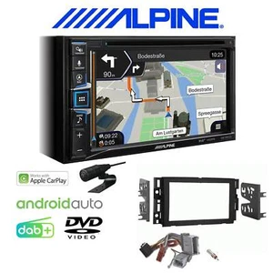 Alpine Autoradio Apple CarPlay Android DAB für GM Hummer H2 Facelift 2007-2010 - Bild 1 von 6