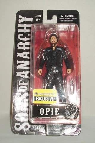 Sons of Anarchy Opie Figure Exclusive EE with Knife-Yellow EE Sicker Cover