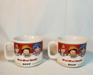 2 Campbells Soup Mugs Cups Vintage Westwood Campbell Kids 1993 - Picture 1 of 7