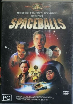 Spaceballs (DVD, 1987) – Mel Brooks Sci-Fi Comedy – Region 4 – Pre-Owned - Image 1 of 2