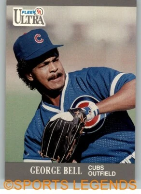 1991 MLB Fleer Ultra #55 George Bell - Image 1 of 2
