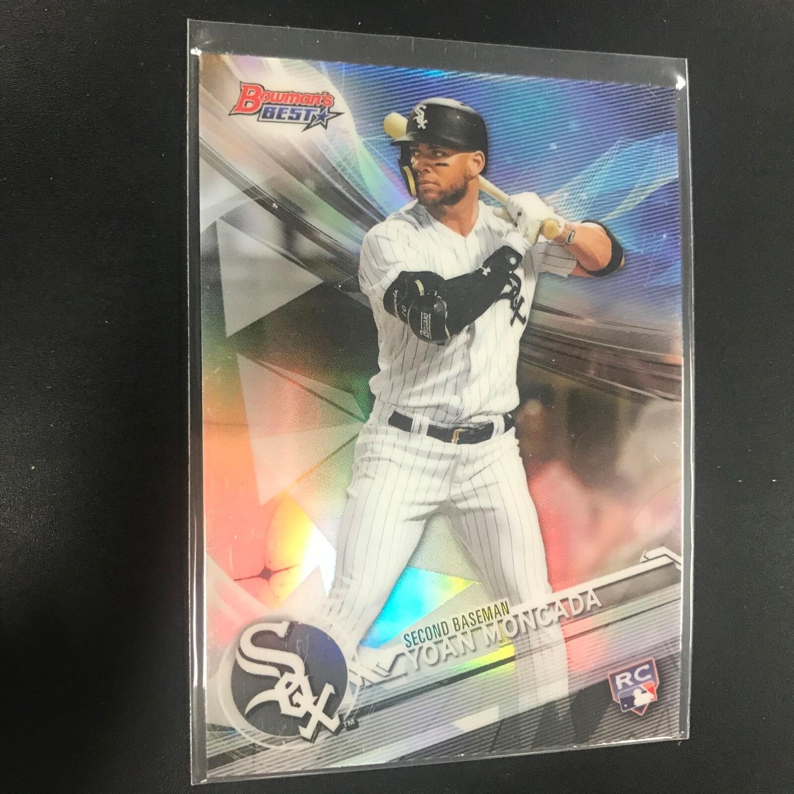 Yoan Moncada 2017 Bowman's Best Refractor Rookie RC #21 Chicago White Sox M30