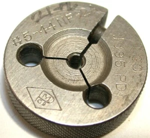 Thread Ring Gage Go Pitch diameter .1095" #5-44 NF-2A - Picture 1 of 1