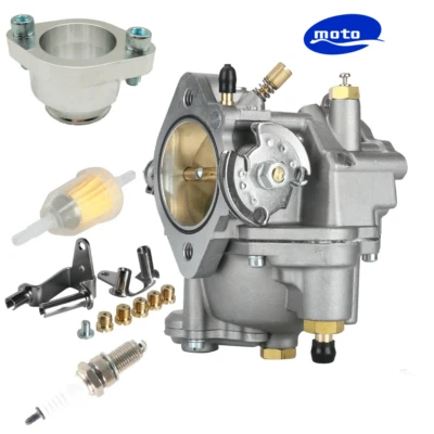 High Quality Carburetor & Manifold Super E For Harley Big Twin & Sportster S&S  - Image 1 of 4