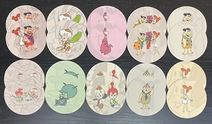 Lot Of 20 The Flintstones Cartoon 4’’ Round Cardboard Coasters Nice Gift Idea - Picture 1 of 1