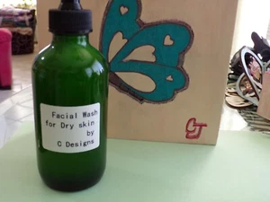 Organic Facial Wash for Dry Skin, Homemade - 4 oz, - Picture 1 of 3