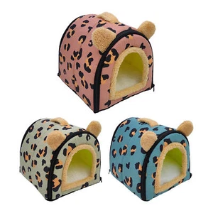 Plush Fleece Guinea Pig Nest Pouch Small Animals Sleeping Bed Mat Hamster House - Picture 1 of 15