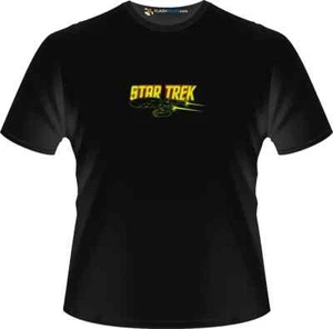 Star Trek Light up Tshirts Flash Wear Akkupack Unisex Fancy Partys Fun - Bild 1 von 9