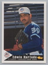Edwin Hurtado 1994 Classic Best Hagerstown Suns Minor League 