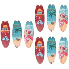 9 pz tavola da surf appendiabiti da parete insegne estate - temi decorazione parete legno