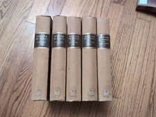 1863 History Of Paris (In French) by Gabourd - 5 Vol Set - Histoire De Paris