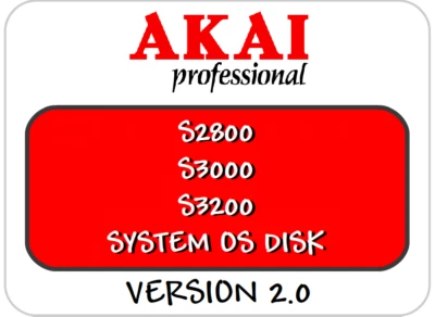 16SAMPLES AKAI S2800 - S3000 - S3200 - S-Series - OS Version 2.0 Floppy Boot Disk