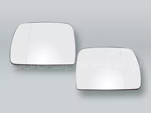 PAR de espejo retrovisor de puerta blanco térmico y placa de respaldo para BMW X5 E53 2000-2006 - Imagen 1 de 2