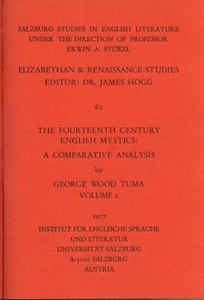 BOUND 2 VOL TUMA 14th CENTURY ART ENGLISH MEDIEVAL MYSTICS ANALYSIS EPISTEMOLOGY - Picture 1 of 2
