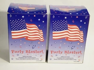 USA Patriotic Confetti Party Poppers Air Cannons Compressed, 9.5"H, Qty=23 - Picture 1 of 9