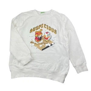 Girls,Boys size 12, Bossini, fleece lined sweater / jumper, Minecraft, EUC - Picture 1 of 6