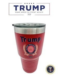A Fine President 2020 Trump Stainless Steel Cup Polar Camel 30 oz Tumbler - Picture 1 of 7