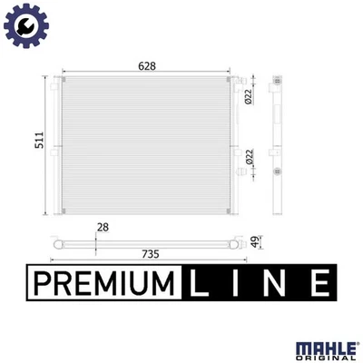RADIATOR ENGINE COOLING CR 2307 000P FOR BMW 5/G30/F90/G31/Van/8/G1/F92 6/Gran - Image 1 of 4