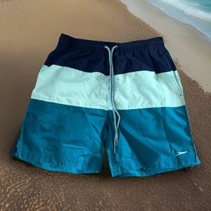 Speedo Men's Hydro Tech Volley Swim Shorts, Blue, Size M - Picture 1 of 9