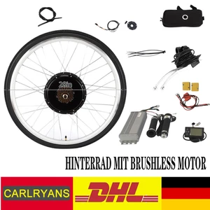 28" Zoll Elektro-Fahrrad Ebike Umbausatz SET Hinterrad Heckmotor 48V 1000W DE - Bild 1 von 11