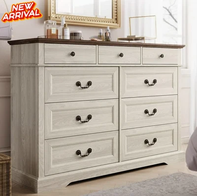 Comoda Para Habitacion Con 9 Cajones De Madera Rustic Muebles El Dormitorio Ropa - Image 1 of 4