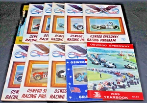 11pc 1969 1970 CNY OSWEGO SPEEDWAY Yearbook Programs THE EAGLE Sprint - Picture 1 of 8