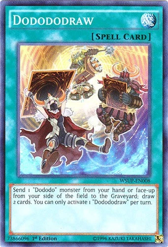 Dodododraw - WSUP-EN008 - Super Rare - 1st Edition - Heavily Played - Image 1 of 1