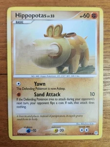 Uncommon Nilpferde Pokemon Karte, Diamant & Perle Set 51/130 - Bild 1 von 2