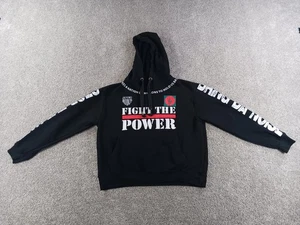 Felpa uomo Defend Brooklyn Medium nera Fight The Power con cappuccio misto cotone - Foto 1 di 12