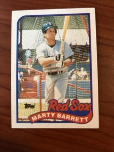 1989 Topps #155 Marty Barrett Boston Red Sox - Picture 1 of 2