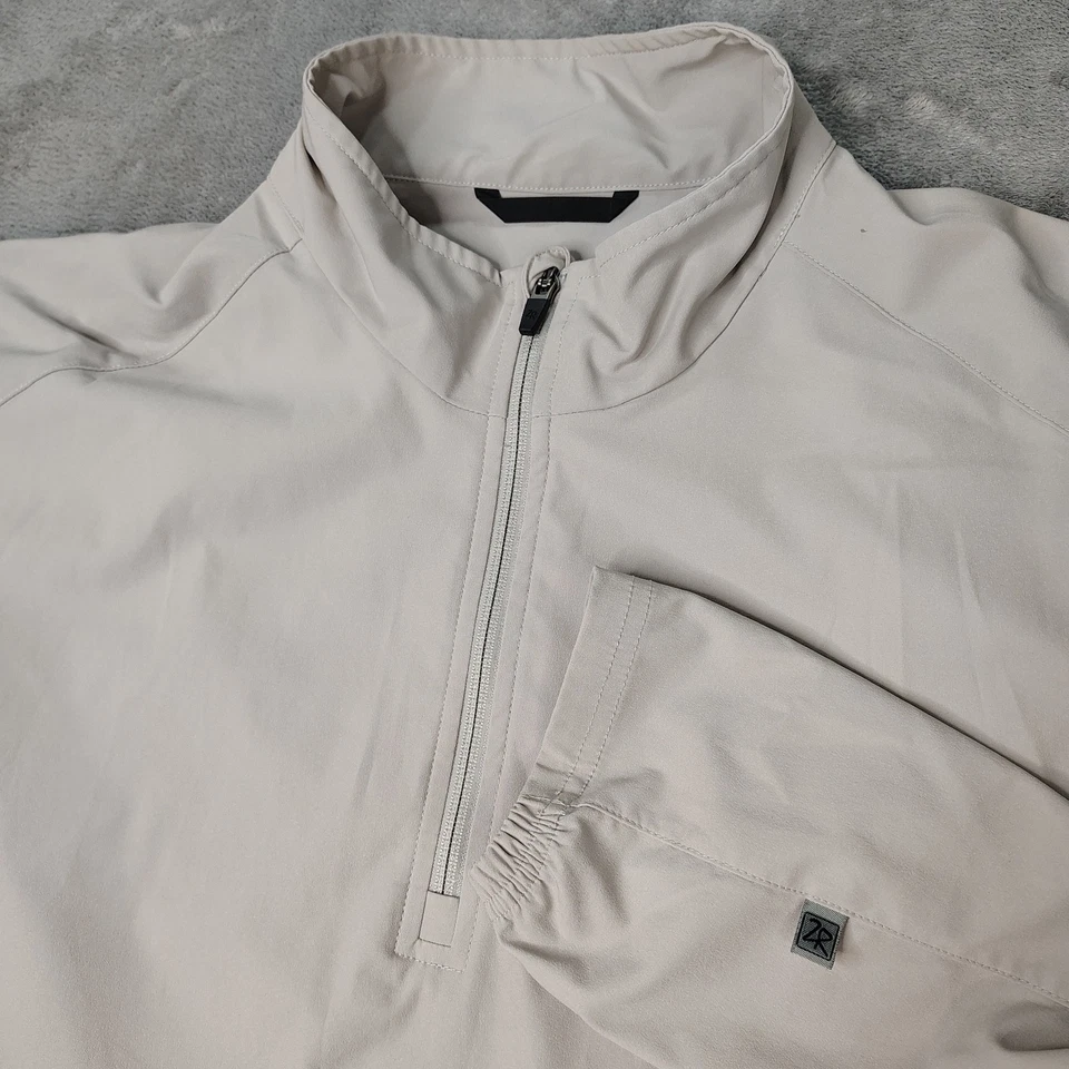 Pullover Zero Restriction Tour Series Para Hombre 2XL Gris Golf Rendimiento Media Cremallera Foto 1 de 4