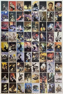 Frazetta Serie 1 Juego de Cartas Base 90 Cartas Imágenes de Cómic 1991 Foto 1 de 4