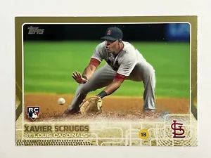 2015 Topps Gold #694 Xavier Scruggs 1548 /2015 RC St. Louis Cardinals - Picture 1 of 2