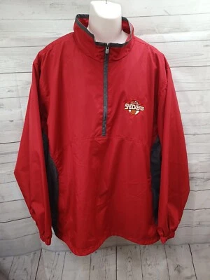 Cortavientos Holloway North Texas Shockers rojo media cremallera manga ventilada para hombre 2XL  Foto 1 de 4