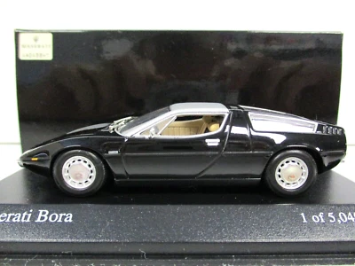 PAUL'S MODEL ART / MINICHAMPS - 1972 MASERATI BORA (BLACK) - 1/43 - Image 1 of 4