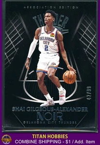 2019-20 Panini NOIR Association Edition #49 Shai Gilgeous-Alexander /99 - Picture 1 of 2