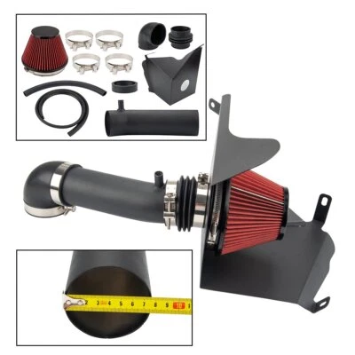 Cold Air Intake Kit+ heat shield fits Jeep Cherokee XJ 4.0L 1991-2000 2001 - Image 1 of 4