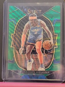 Shai Gilgeous-Alexander Panini Obsidian 2021/22 Red/Yellow/Green Flood #/99 card - Picture 1 of 2
