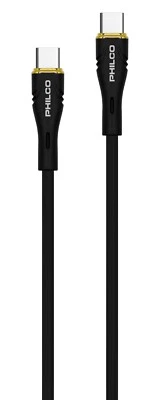 PHILCO FLC2610 USB C to C Silicone Cable 4ft/1.2m 20W - Image 1 of 4
