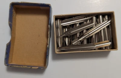 Plumillas de aleación de plata 95 R.E. Kindel Pen Co. 87 No. 176 plumillas y 8 nº 224 plumillas Foto 1 de 4