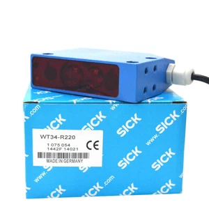 A● SICK WT34-R220 Photoelectric Proximity Sensor,New - Picture 1 of 4