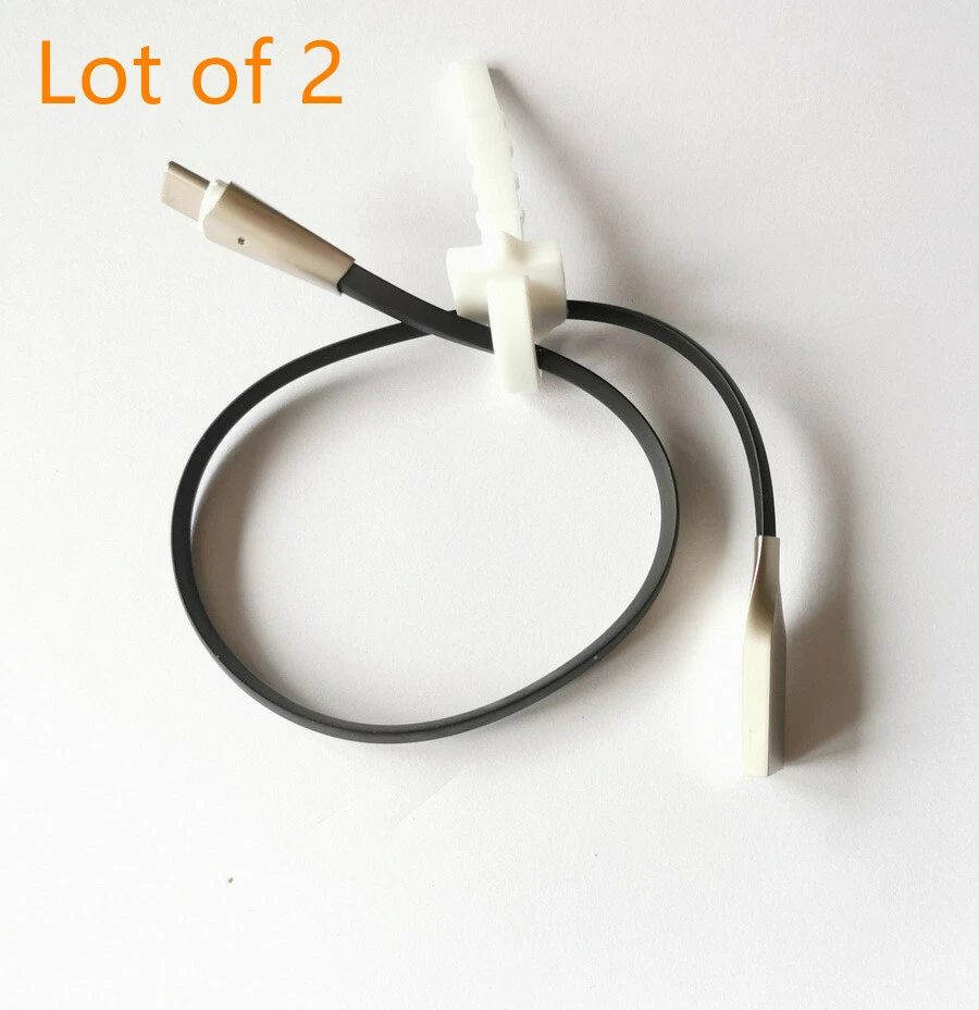 30cm USB A Type C USB-C Flat Cable for Google Nexus 6P 5X Oneplus2 ZUK S8 Plus - Image 1 of 4