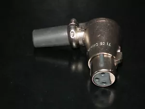 ITT Cannon XLR-3-15 NOS connettore angolare femmina XLR 3 15 (3 poli) Made in UK 1971 - Foto 1 di 11