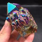 Color Aura Quartz Crystal Vug Titanium Bismuth Silicon Cluster Rainbow